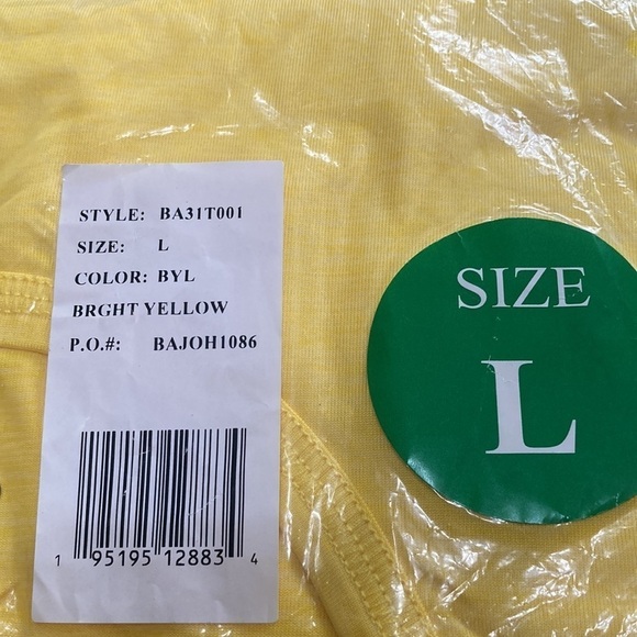 Bass outdoors yellow performance tee size large - Picture 8 of 8